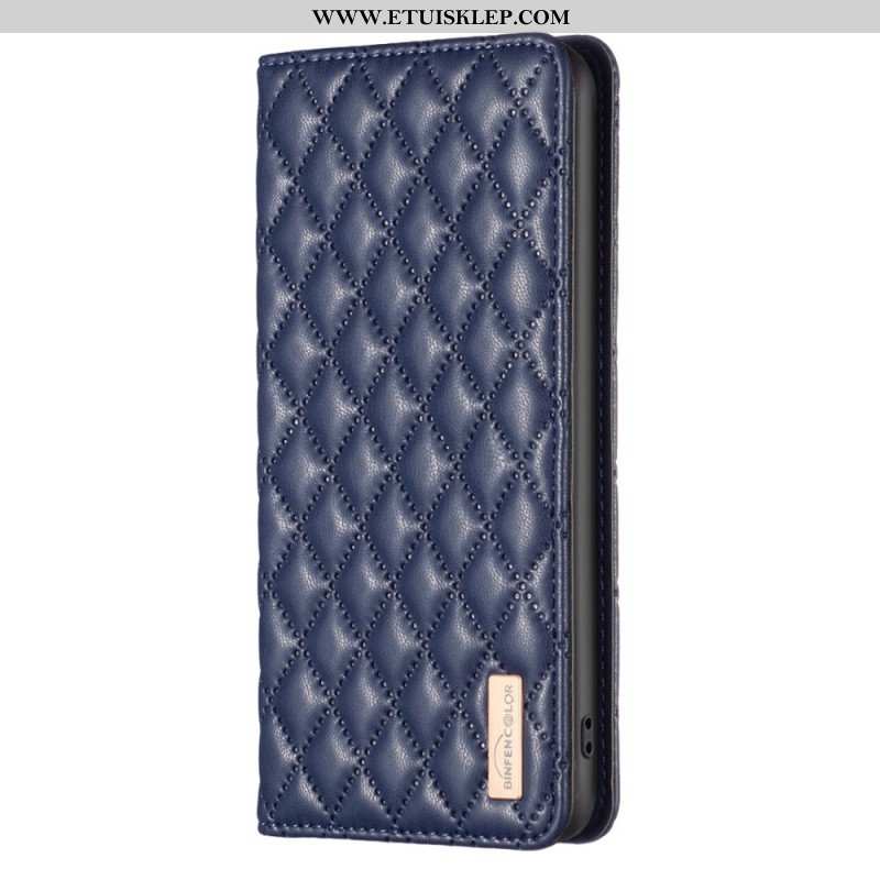 Etui Na Telefon do Xiaomi Redmi Note 12 Pro Etui Folio Pikowany Binfen Kolor